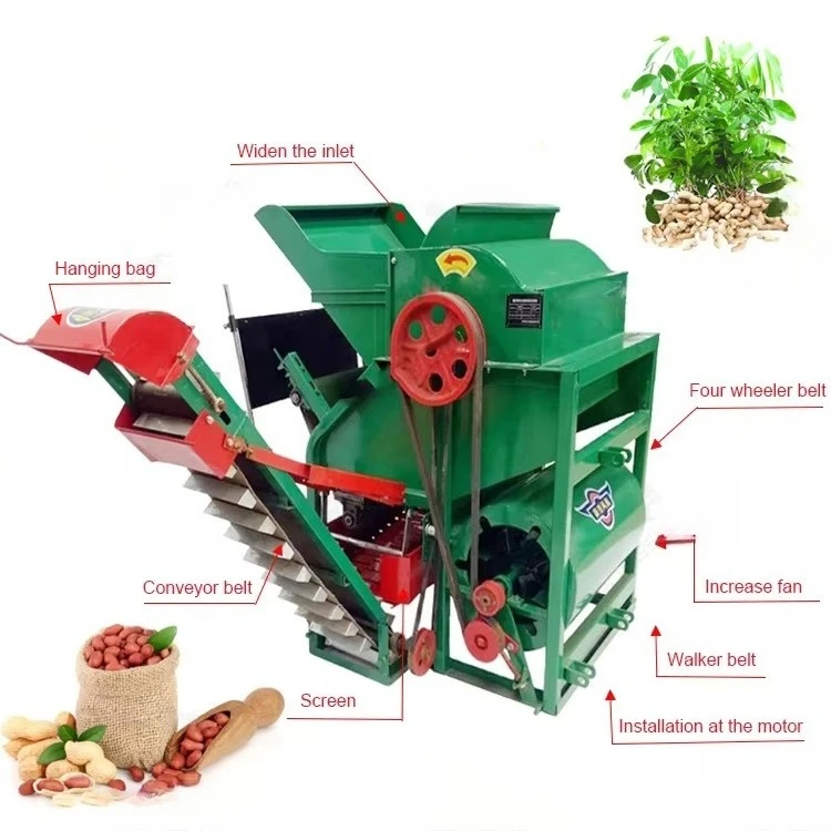 Hot-selling wet and dry peanut farms use peanut harvesters and automatic peanut pickers