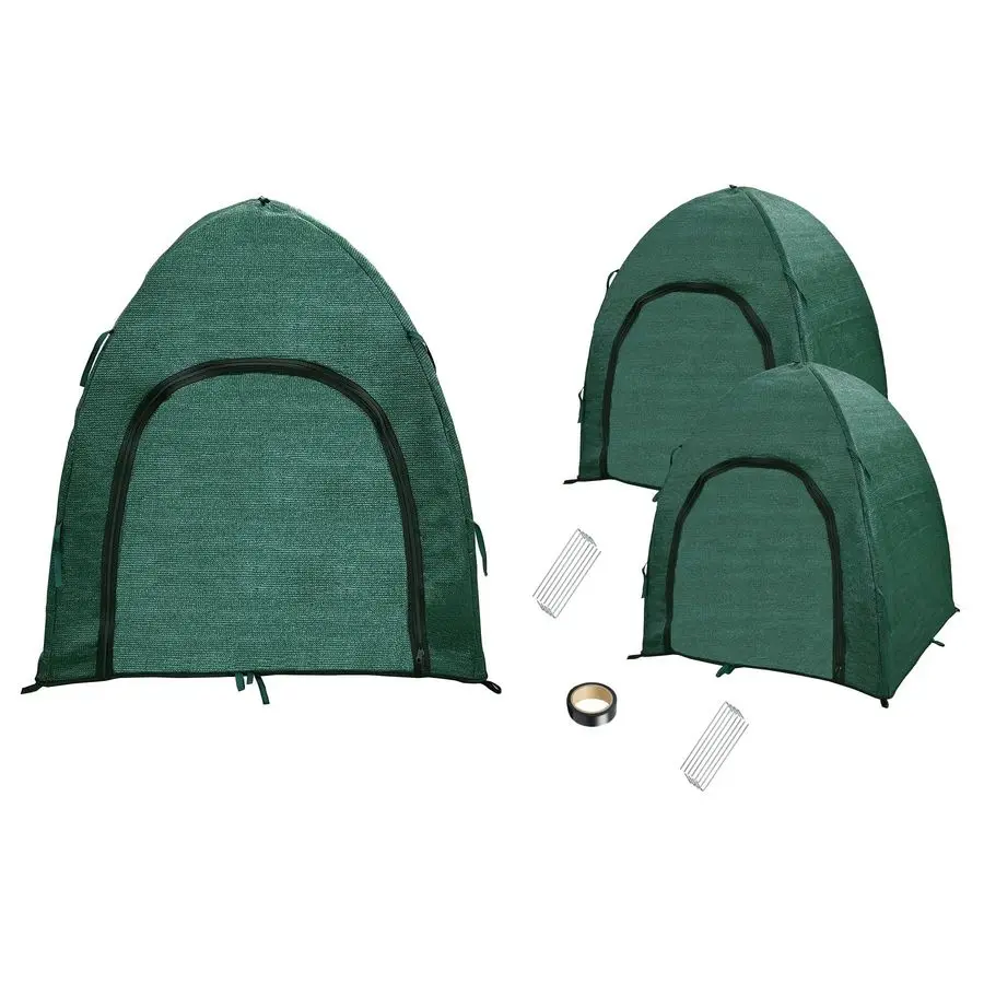 

Чехлы для растений от снега и льда, защита кустарников от заморозков, палатка-укрытие для растений, защита уличных и горшечных растений от снега.