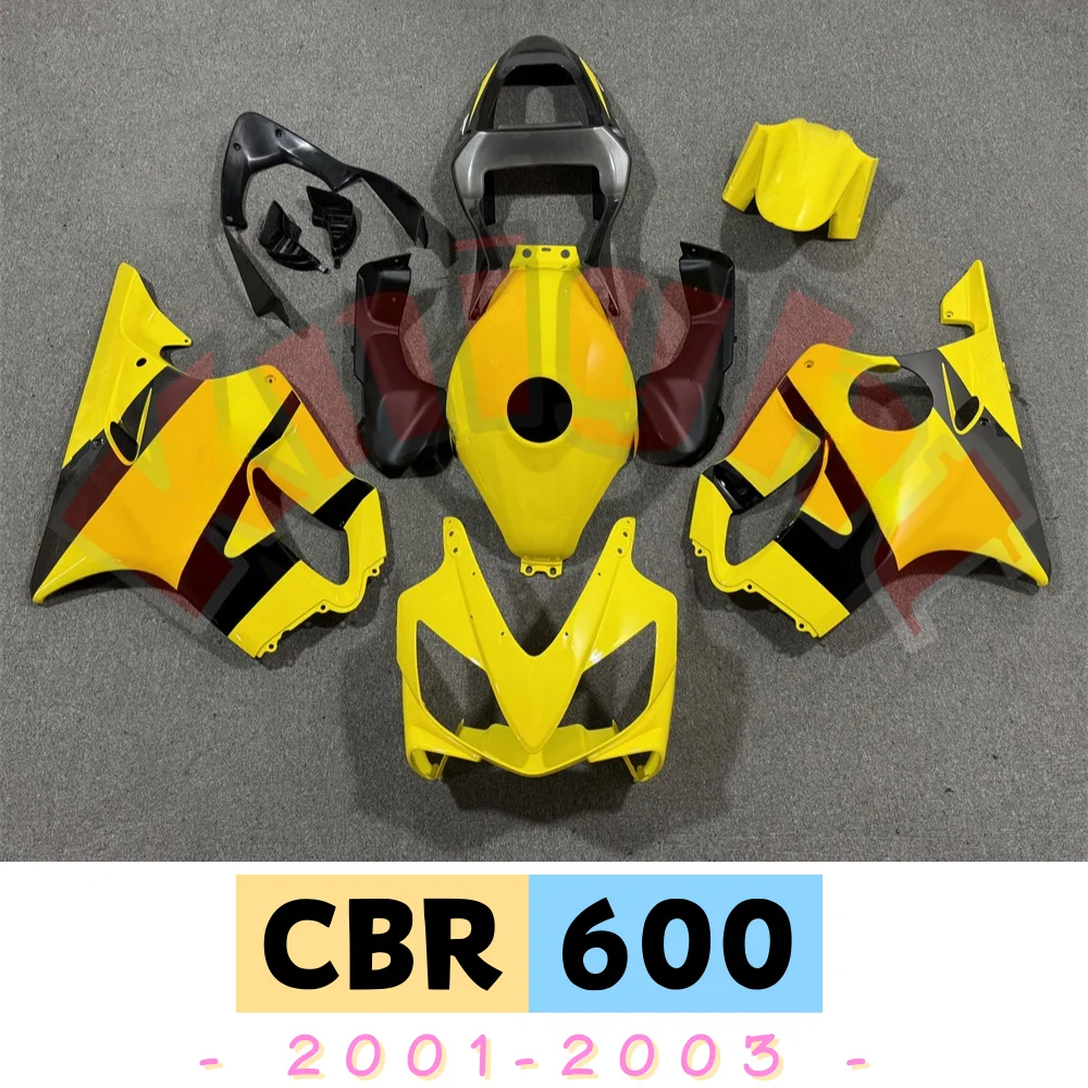 Bumblebee Color CBR600F F4I 2001 2002 2003 Motorcycle Fairing Full Kit For CBR600 ABS Plastic Injection Body Guard Plate Shell