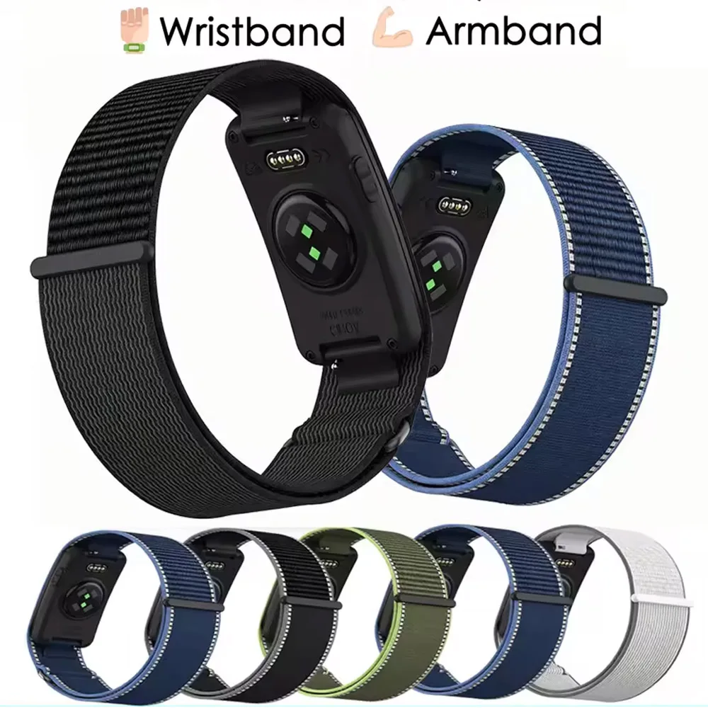 Nylon Loop Breathable Strap For Garmin CIRQA Smart Band Accessories Adjustable Replacement Bracelet Sports Armband & Wristband