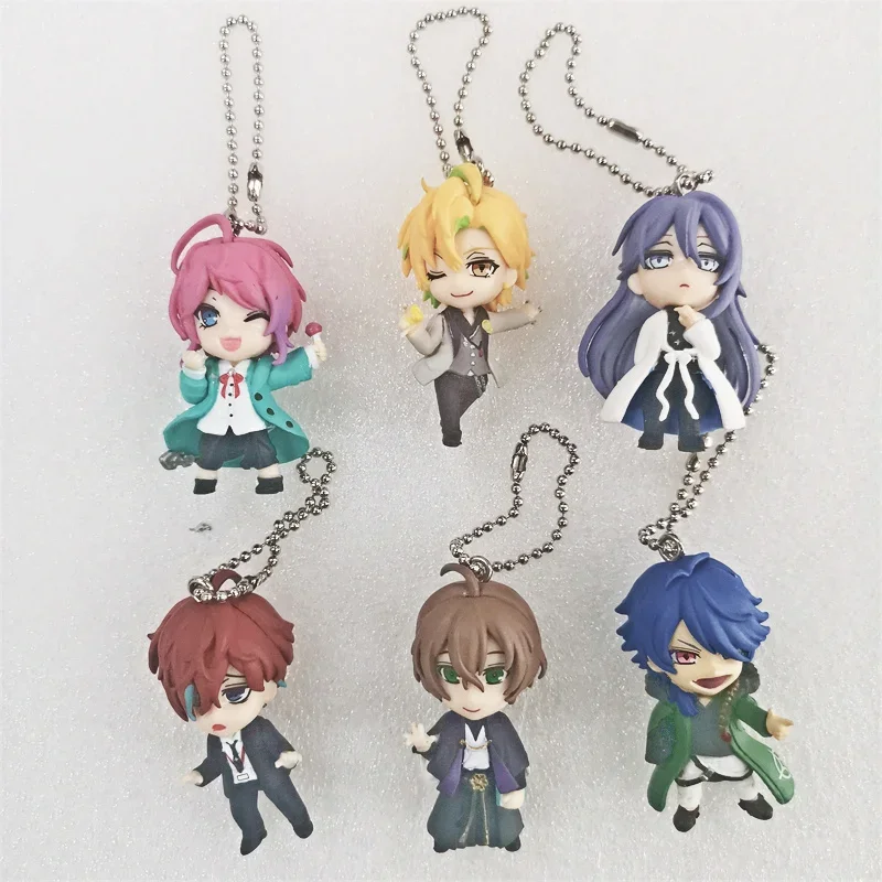 Japanese  Hypnosis Microphone Anime Figurine Mic Division Rap Battle DRB Capsule Toy Keychain Action Figure Model