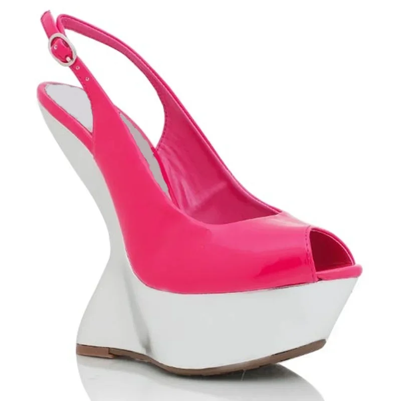 Fretwork Heels Peep Toe Shingback Pupms Sexy Pointed Toe Leather Size 35-48 Accept Customized New Arrivals Fashion Women Shoes - view 5