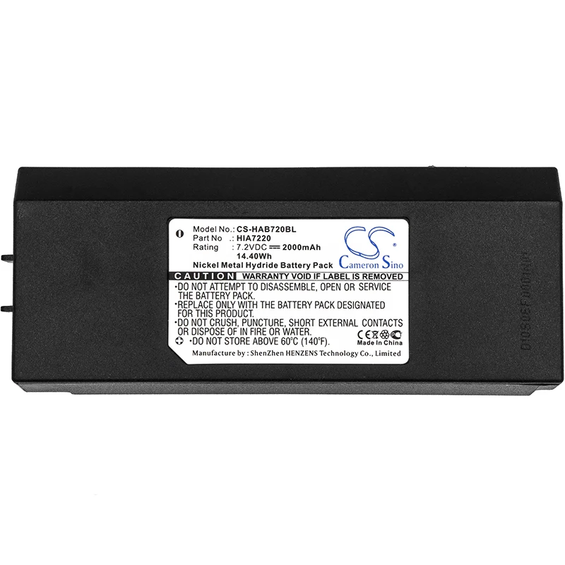 Crane Remote Control Battery For Hiab:HIA7220,XS Drive H3786692,XS Drive H3796692,AX-HI6692,AMH0627,XS Drive,--2000mAh / 14.40Wh