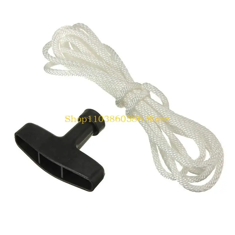 242A New 1.2m Universal Generator Starter Handle Without Cover Pull Cord Line Rope