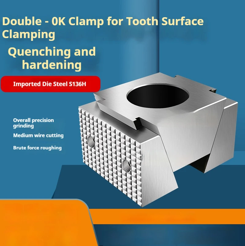 Precision OK Wedge Clamps MINI OK Clamps Tooth Surface Jaws Modular Single Vise For CNC Industrial Machining