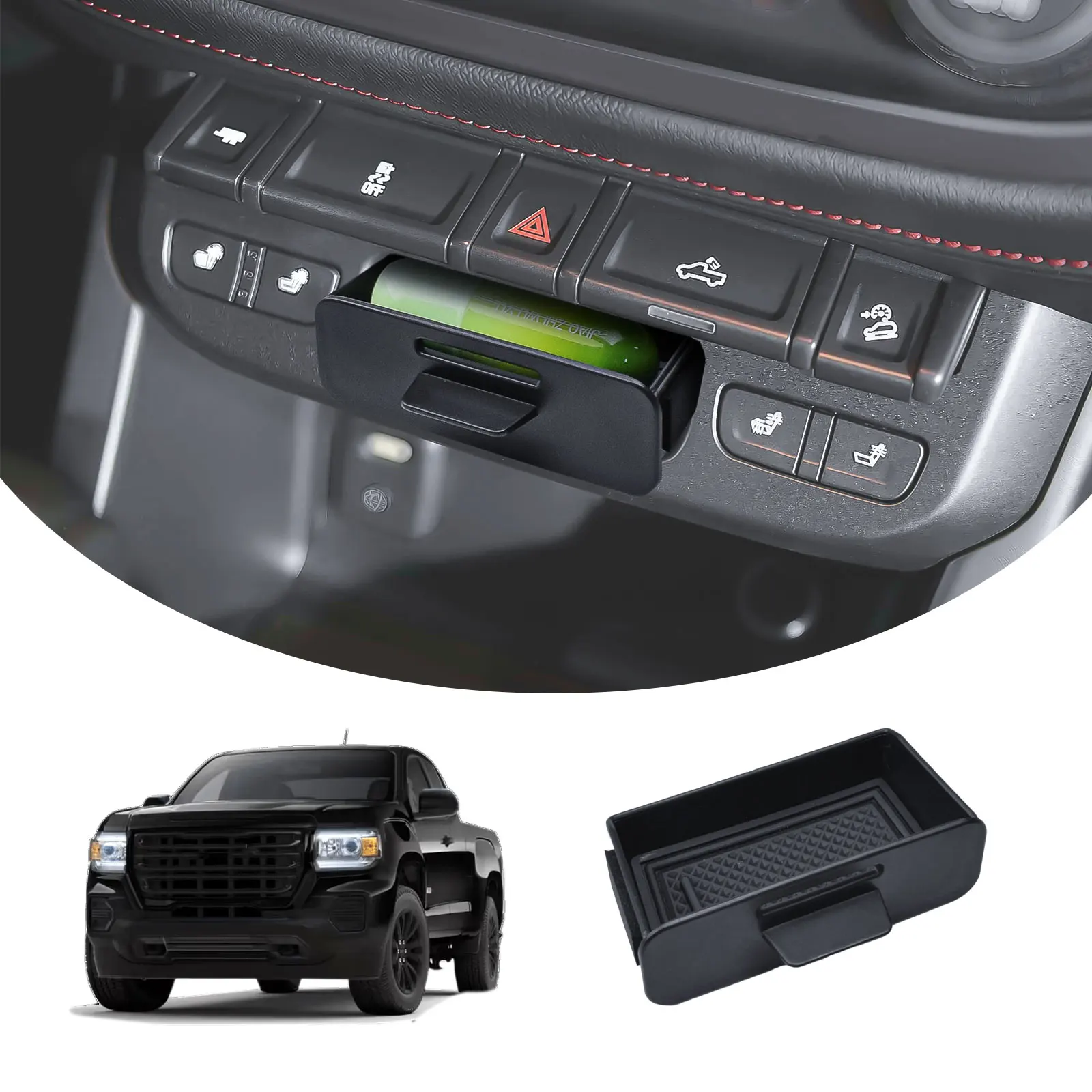 Center Console Organizer Drawer Storage Hidden Box for 2015-2022 Chevy Colorado LT/Z71/ZR2 & 2015-2022 GMC Canyon SLE/SLT/Denali
