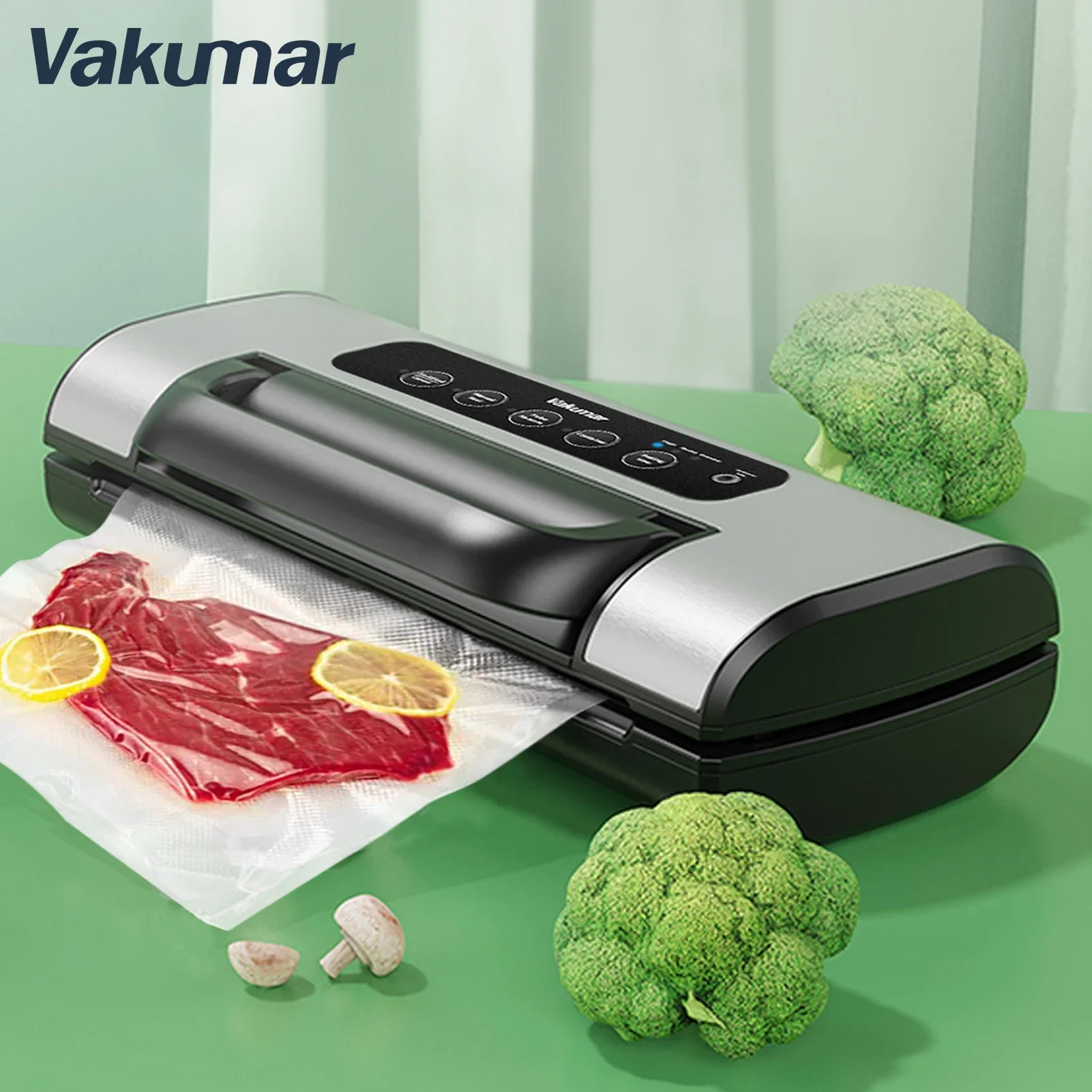 

Vakumar VH3206 Handle Vacuum sealer Automatic Multifunction Commercial Household Food Vacuum packaging machine preservation