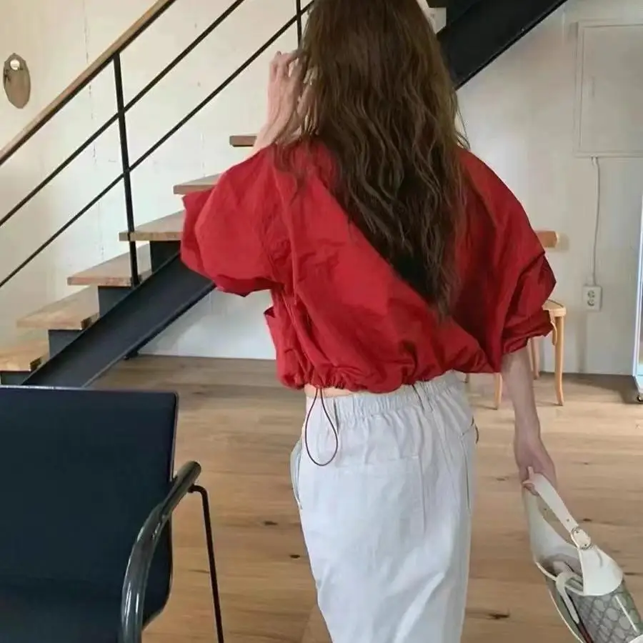 

Весна 2024, свободный повседневный воротник-джат, женская верхняя одежда East Gate Bri Sle, небольшой воротник-стойка, другой материал 00%