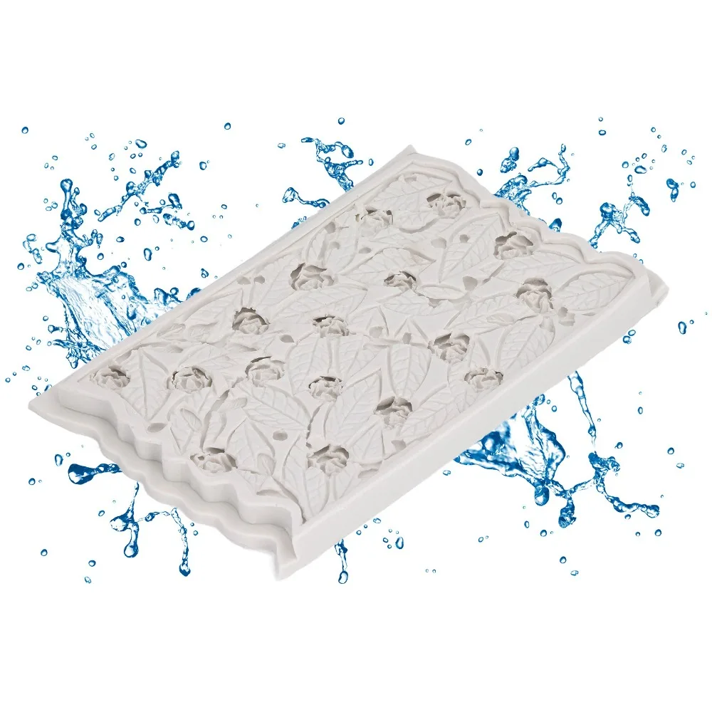Food Grade Silicone Fondant Cake Decorating Mold Assorted Texture Pattern Flexible Non-Stick Texture Decorating Mold