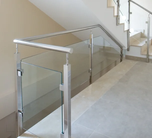 Customization PC Metal Decorative Stainless Steel Balusters  Handrail Balcony Railing Design Glass Balustrade