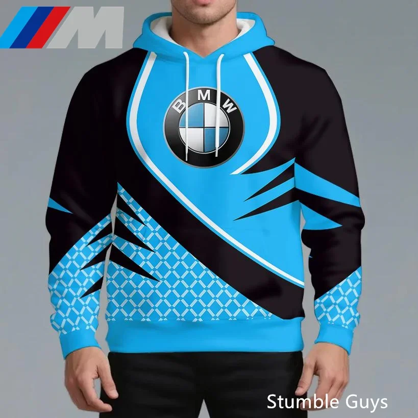 BMW الرجال هوديي طويلة الأكمام البلوز M السلطة بدلة سباق الرياضة في الهواء الطلق دراجة نارية أزياء عارضة ربيع الخريف #2