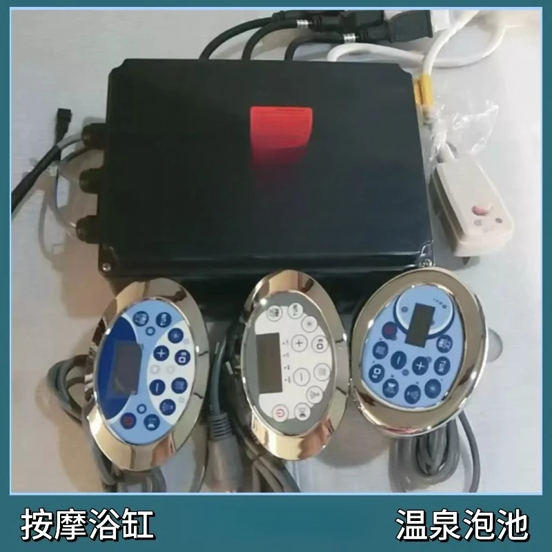 Smart Spa Electric Control Box with Display Panel Constant Temperature Surf Function Massage Bathtub Replacement Control Parts
