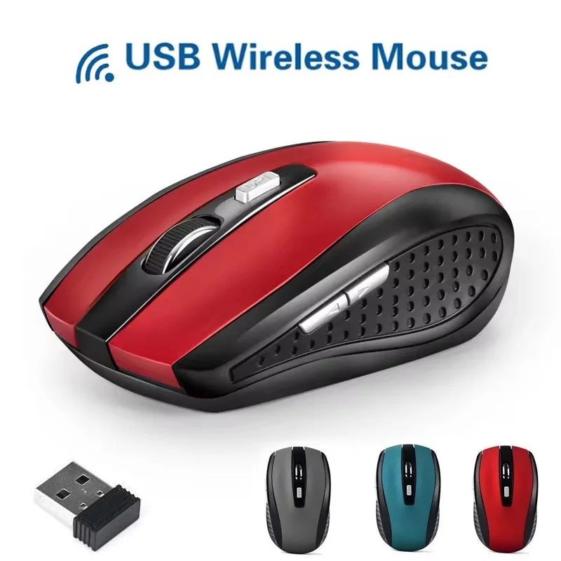 Wireless Bluetooth Mouse Silent Mouse 2.4G Portable Mobile Optical Mice Adjustable DPI Levels For Office Notebook MacBook Laptop