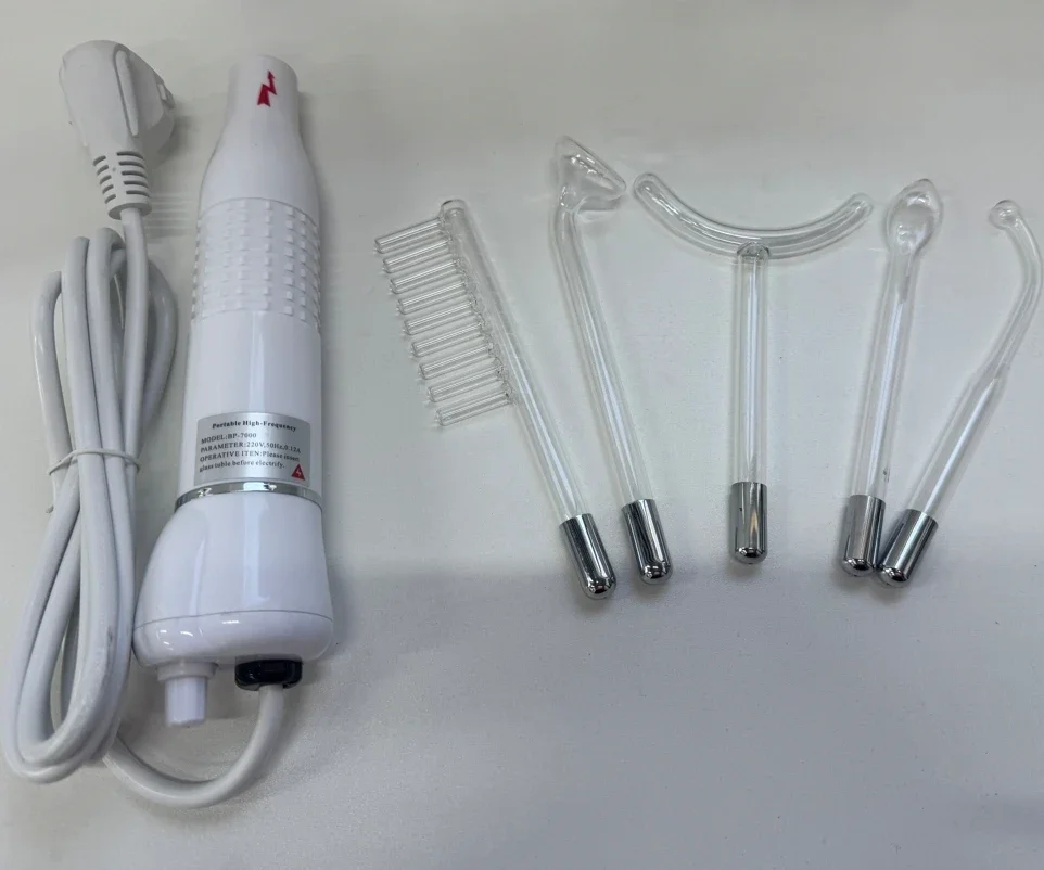 5 in 1 5 Tube  Beauty Device Wands Therapy Facial Care Portable Handheld High Frequency Face Wand fast shipping