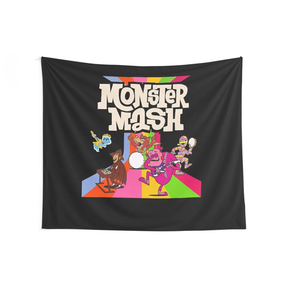 Monsters Funny Mashs Cereals Tapestry Home Decor Aesthetic House Decorations Tapestry