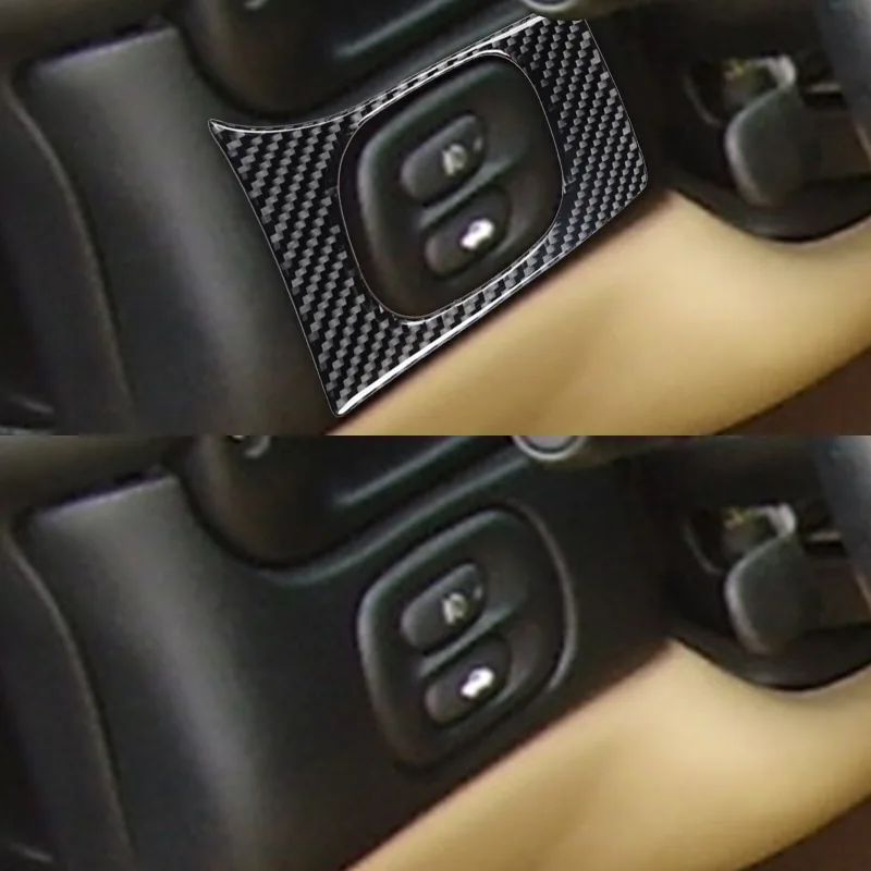

For Corvette C5 98-04 Carbon Fiber Headlight Switch Panel Decorative Stickers Car Accessories Interior