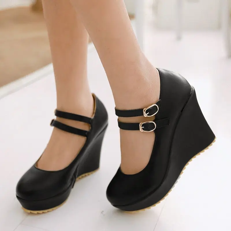 New Slope Heel Casual Shoes Water Platform High Heel Shoes Women\'s Casual Wedge Shoes Classic Wedge Shoes