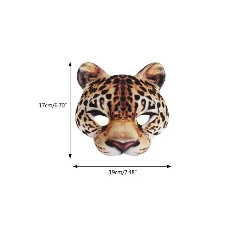 31bf máscara leopardo halloween máscara festa festa festa festa carniva