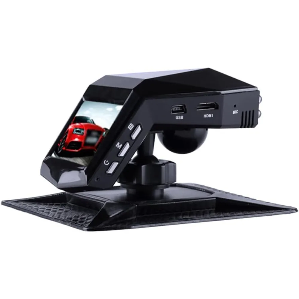 كاميرا داش للسيارات 1080P 170 °   كاميرا لوحة القيادة 2 في 1 بزاوية واسعة وموزعات للعلاج العطري، وكاميرا سيارة WDR مع V ليلي