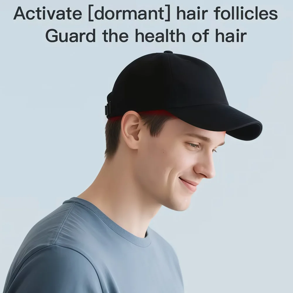 

Laser Cap for Thinning Hair & Baldness, 650nm LLLT Low Level Laser Therapy Hair Growth Device for Effective Regrowth Treatment