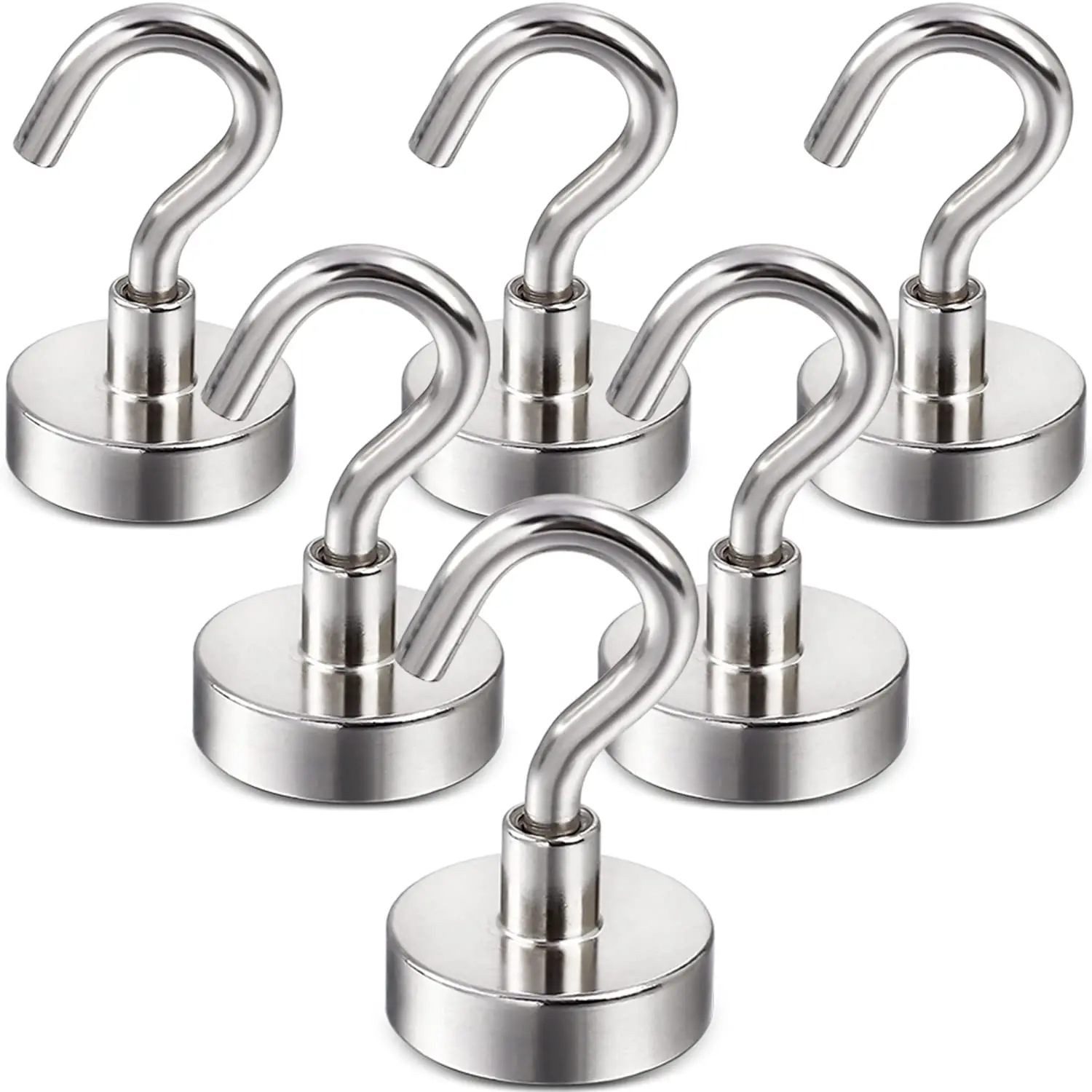 24-Pound Super Powerful Magnetic Hook, Heavy Duty Powerful Neodymium Magnet Hook for Kitchen, Home, Cruise, Workplace