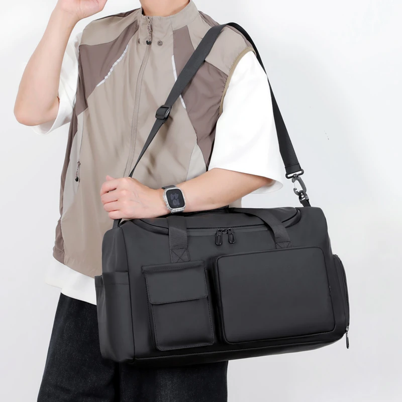 Outdoor Gym Bag with Shoes Pocket Dry Wet Hiking Business Travel Shoulder Bags Fitness Yoga Handbag Multifunctional Luggage Sac