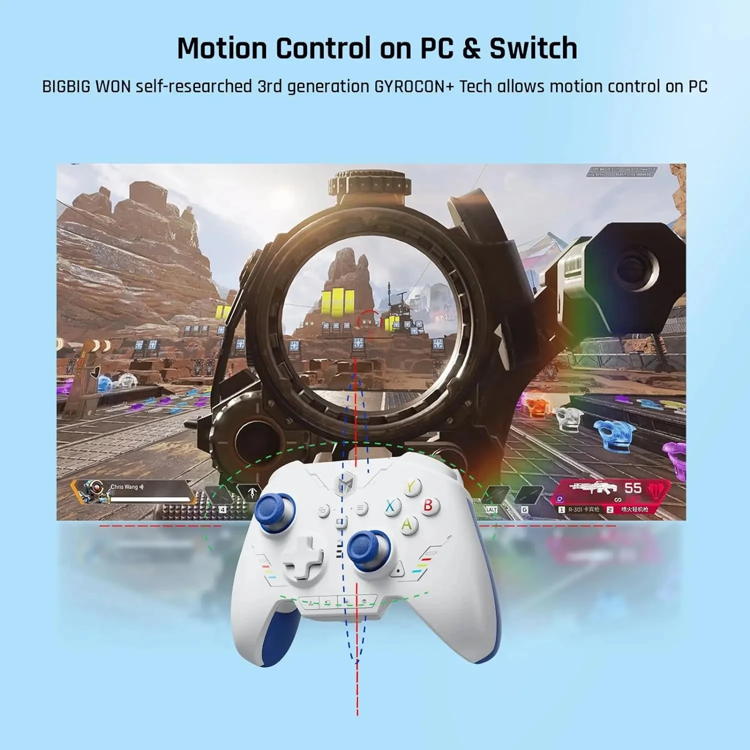 Wireless Gamepad Rainbow 2 se Gaming Controller Hall Trigger Bluetooth benutzer definierte Programmier taste für PC-Switch iOS Android