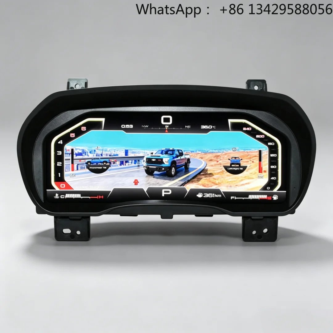 LCD Instrument Panel Speedometer Tachometer Clock for Chevrolet Silverado 2014-2018 Dashboard Panel Speedometer