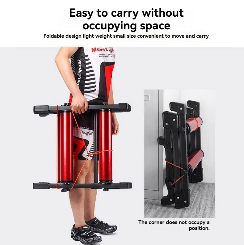 Picture 6: Bicycle roller trainer,indoor,silent,adjustable,three-fold design,suitable for mountain bikes and road bikes,home training platf