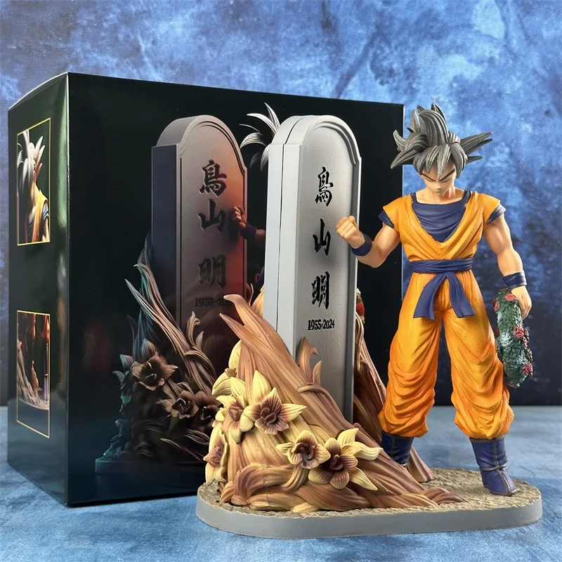 

Dragon Ball Son Goku Memorial Toriyama Akira Dragon Ball Anime Figure Gk Model Doll Kit Desktop Collection Toy