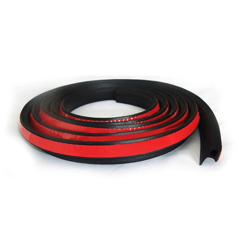 P Type  Car Door Rubber Seal Sound Insulation , Car Door Sealing Strip Weatherstrip Edge Trim Noise Insulation