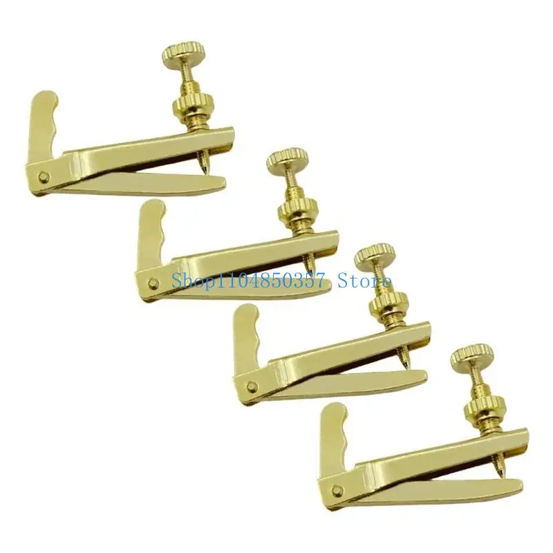 5asd 4 قطعة الكمان غرامة موالف سلسلة معدنية سبينر كمان سلسلة الضابط سبينر الوترية أداة الملحقات دائم #4