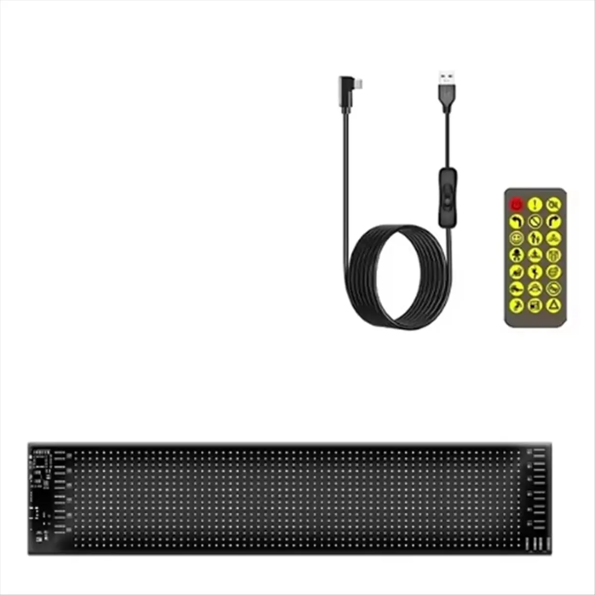 Y159A~!#Car LED Logo APP LED Matrix Pixel Panel Night Light DIY Programmable Flexible LED Display for Car Truck Accessories