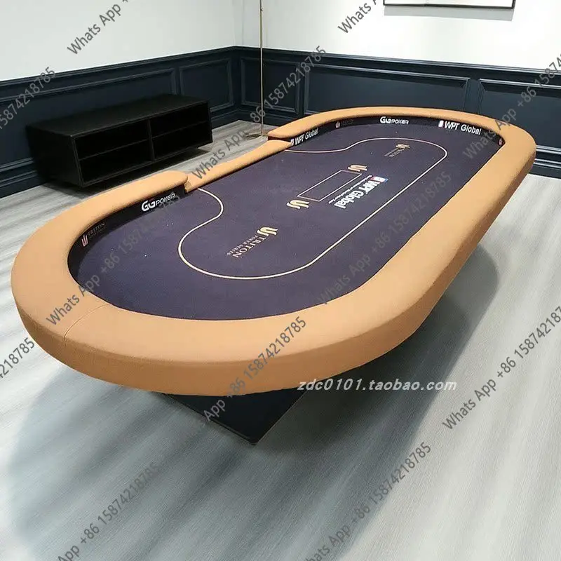 Professional Texas Hold'em Table Legendary De Pu Table Competitive Poker Factory Direct Chess and Card Chip Table