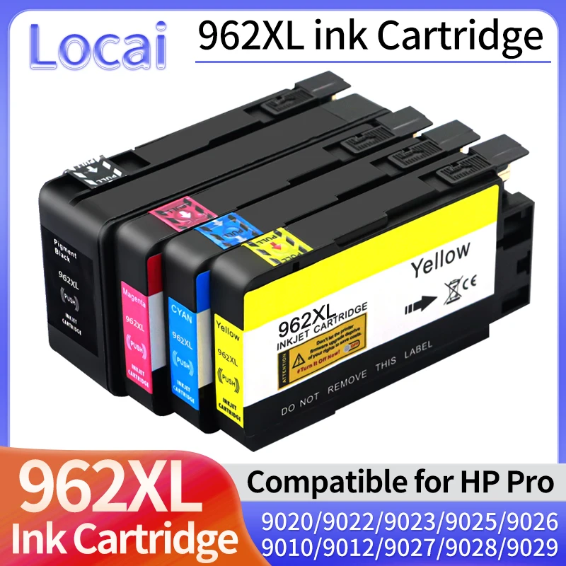 

Совместим с картриджем HP962XL для принтера HP OfficeJet Pro 9010 9012 9013 9014 9015 9016 9018 9019 9020 9022 9023 9025