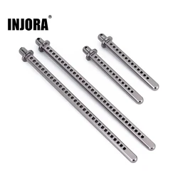 INJORA 4PCS Metal Extended Body Post Set Shell Mount for 1/10 RC Crawler Car Axial SCX10 90046 Upgrade Parts