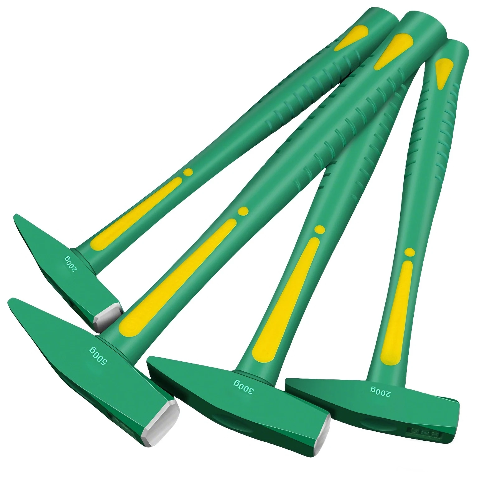 Workshop Tools Hammer - 耐衝撃性ノック高炭素鋼ハンマー家庭用機械ワークショップ多機能木工ハンドツール 200/300/500 グラム