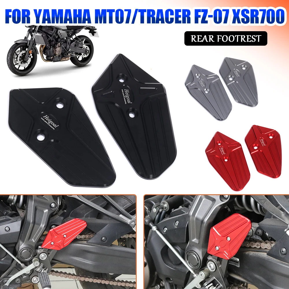 

Footrest Pedal Protector For YAMAHA MT-07 MT07 Tracer FZ-07 XSR700 XSR 700 Motorcycle Accessories Foot Peg Heel Plates Guard