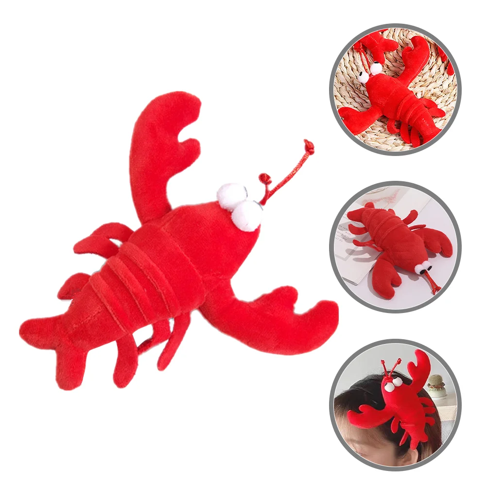 

Crawfish Hairpin Large Pins Clips for Girls Cartoon Cloth Child Cute Accessories