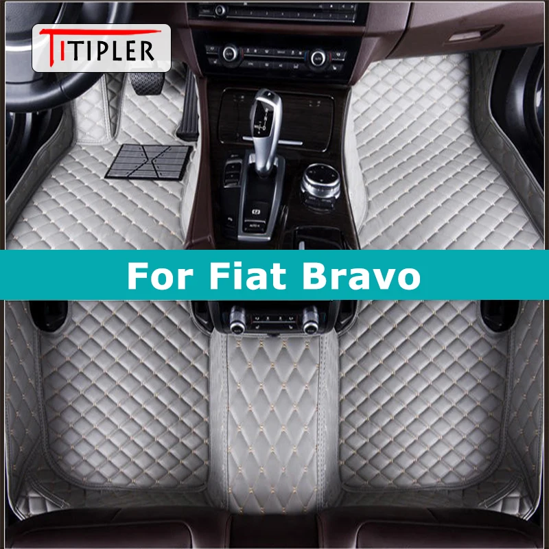 

TITIPLER пользовательские автомобильные коврики для Fiat Bravo авто ковры аксессуары для ног Coche