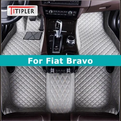 TITIPLER Custom Car Floor Mats For Fiat Bravo Auto Carpets Foot Coche Accessorie