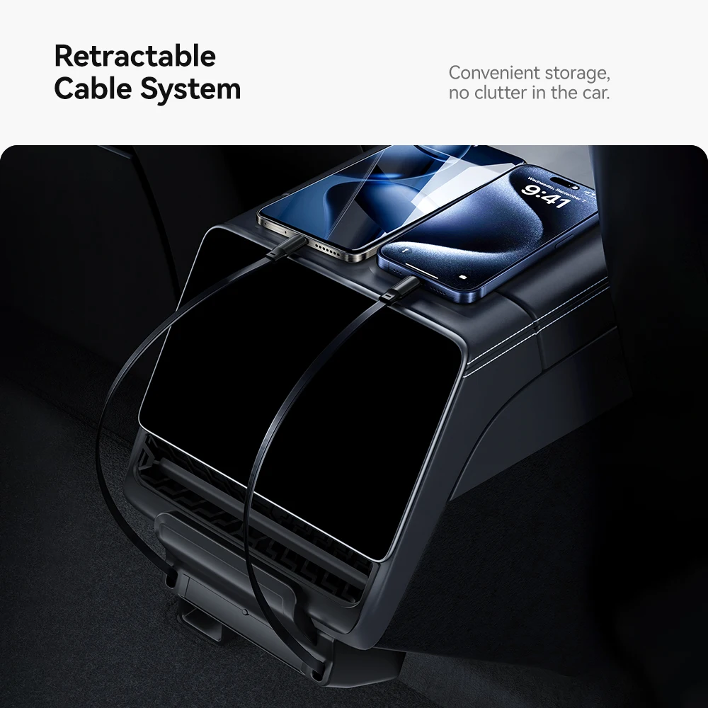 YZ ل تسلا نموذج Y العرعر نموذج 3 المرتفعات الخلفية تنفيس الهواء 27 واط شاحن سريع USB تحويلة محور مقسم الطاقة أبل نوع-C شاحن #4