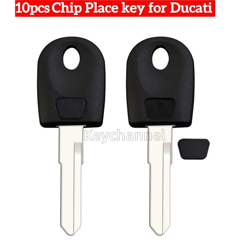 

Keychannel 10pcs Motorcycle Chip Less Key KW17 Key Blade Head for Ducati 659 797 821 939 1000 1200 Replacment Accesorios