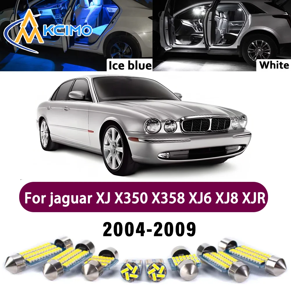 

KCIMO New Canbus Number Plate Bulb For jaguar XJ X350 X358 XJ6 XJ8 XJR 2004-2009 Premium Bright Error-Free Interior Safer Lights