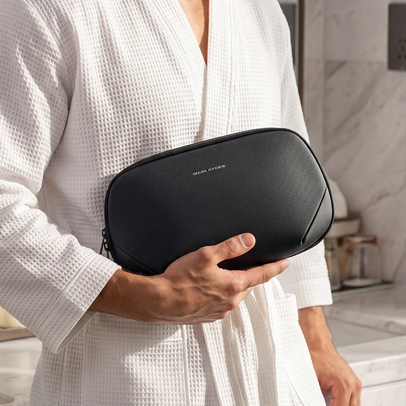 MARK RYDEN Toiletry Bag Men Travel Wash Bag YKK Zipper Hanging Dopp Kit For Business and Trip