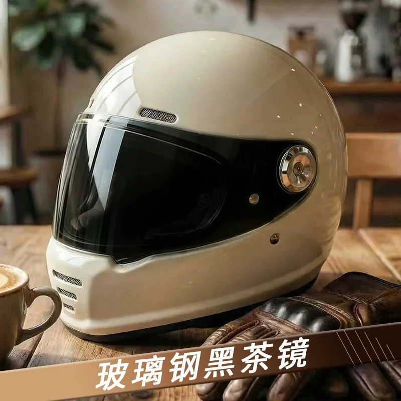 Carbon Fiber Retro Helmet Moto - Carbon Fiber Lightweight Motorcycle Helmet 评论和价格