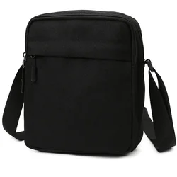 Men's Shoulder Bag Trendy Oxford Cloth Small Messenger Bag Casual Simple Mobile Phone Bag Crossbody Flap Bag Wallet Card Holder