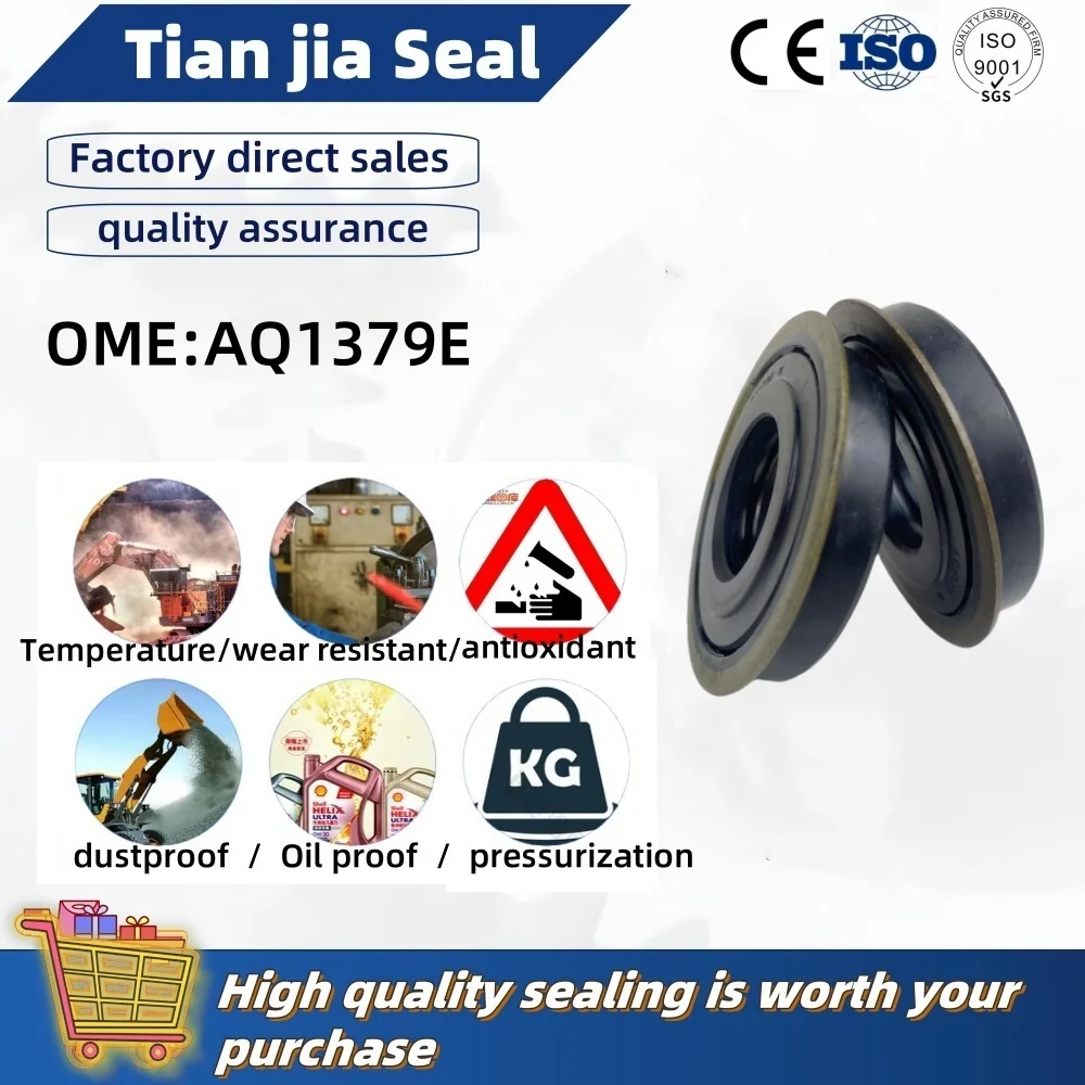 NBR AQ1379E 25*52*12mm 68001-21150 588-788-888 Agricultural Machinery Parts Supporting Wheel Anti Cement Oil Seal