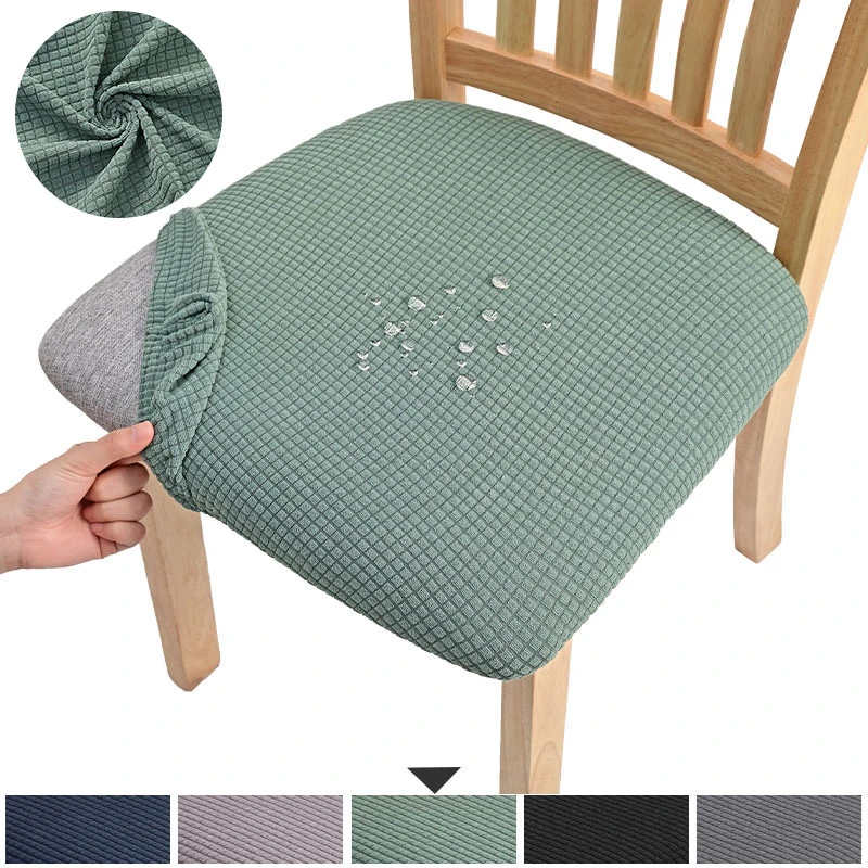 

1Pc Jacquard Chair Cover Office Computer Spandex Split Chair Cover Washable Non-slip Chair Cover Removable Chair Cover