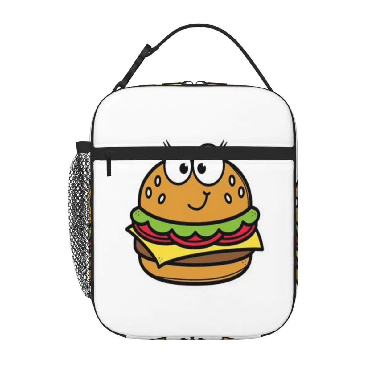 Hot Sale Smiling Pastel Small Lunch Bag Short Journey Student Lunch Bag
